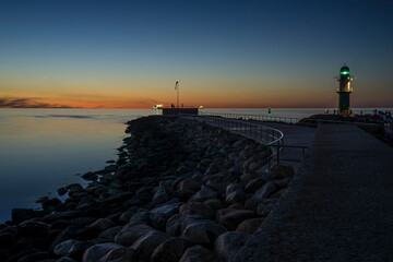 lighthouse at sunset