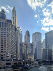 Fototapeta na wymiar Chicago on the River