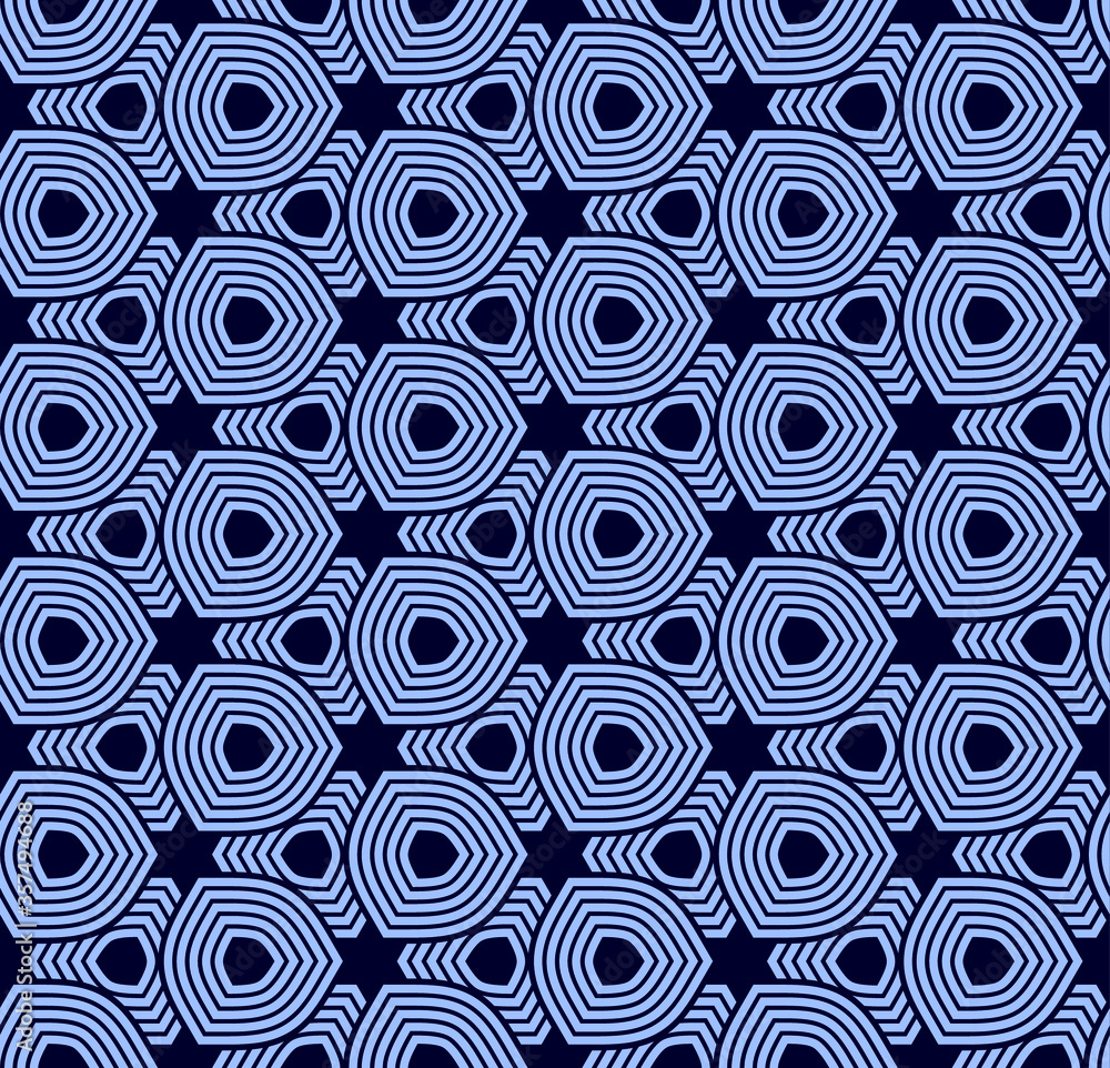 Poster seamless geometric pattern with geometric shapes,fabric pattern,tile pattern,carpet pattern,wallpape