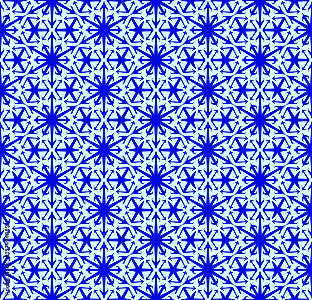 Poster seamless geometric pattern with geometric shapes,fabric pattern,tile pattern,carpet pattern,wallpape