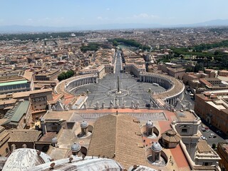 Fototapeta premium aerial view of rome