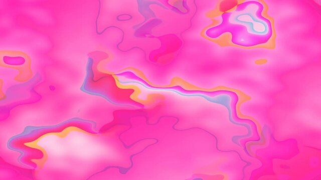 Abstract Pink Corrugated Paint Ink, Psychedelic Background Trailer, Pink and White Spots