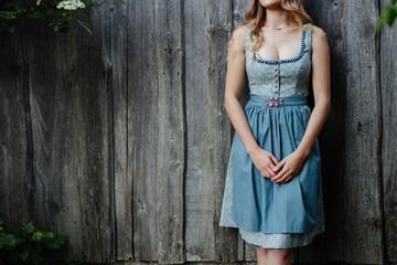 Fototapeta premium Traditional Bavarian dress called Dirndl