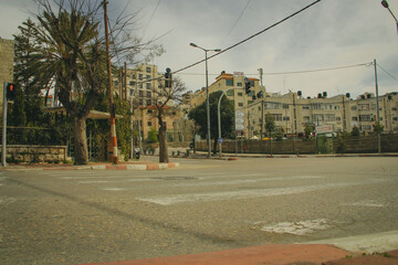 Fototapeta na wymiar Ramallah In the time of corona