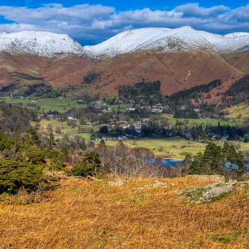 Grasmere landscape. English Lake District