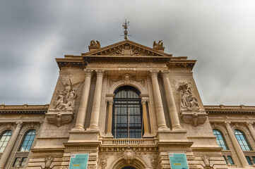 Fototapeta na wymiar Facade of the Oceanographic Museum of Monaco, Monaco City