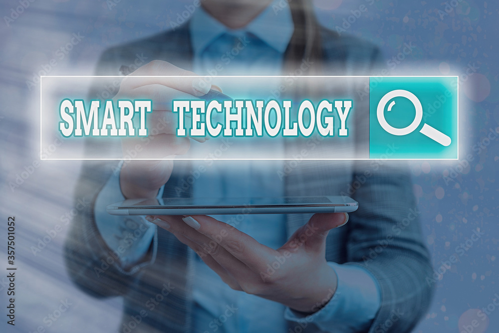 Poster handwriting text writing smart technology. conceptual photo used to protect and prevent errors in ha