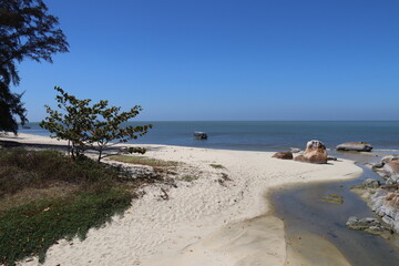 Plage de l'île de Penang, Malaisie