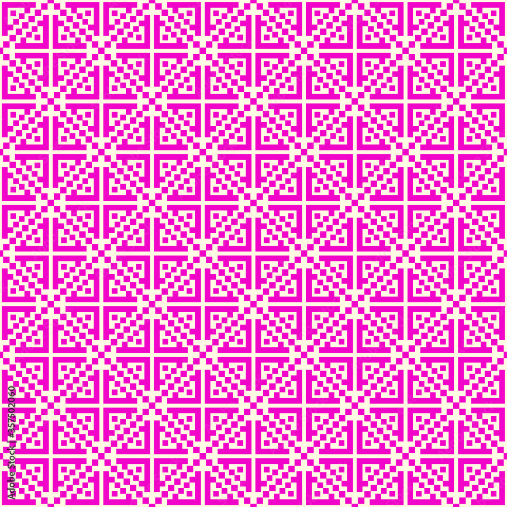 Poster seamless geometric pattern with geometric shapes,fabric pattern,tile pattern,carpet pattern,wallpape