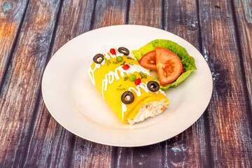 Causa limeña typical dish of Peru