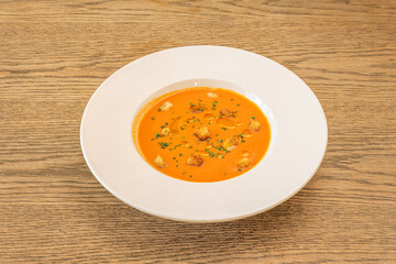 Typical Andalusian gazpacho