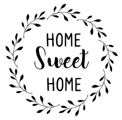 Home sweet home vector
