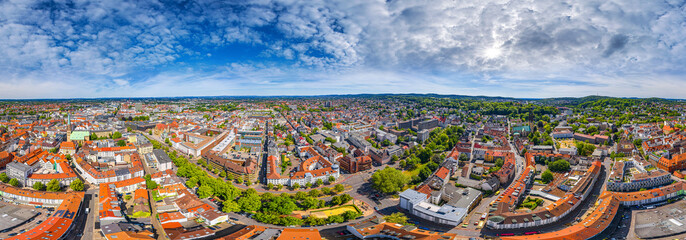 Stadt Bielefeld Luftbild 360° VR