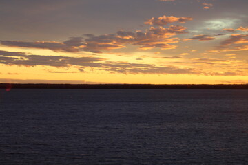 Skies over water