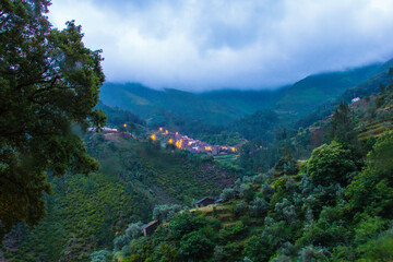 Moutain village with stone houses - Piodao, Portugal