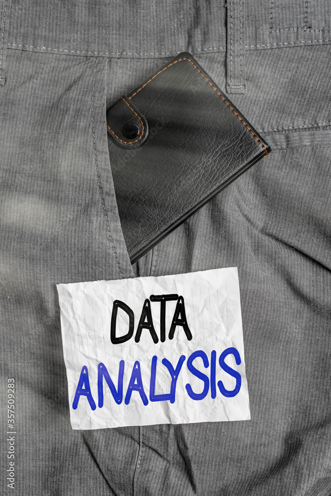 Poster text sign showing data analysis. business photo showcasing business intelligence and analytics with 