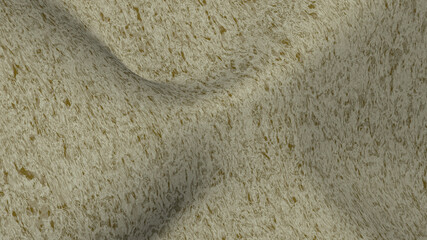 Mathematical shape made of stone monochromic 3D curved abstract background image made of plain marble patterns with shadow perspectives