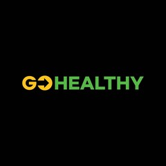 Illustration of simple and elegant go healthy letters#126