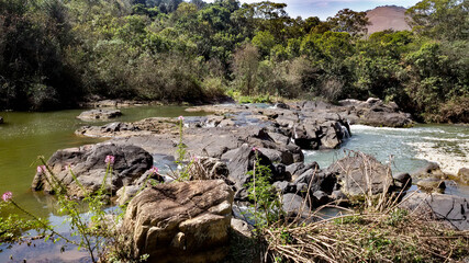 Naklejka na ściany i meble places tourism minas gerais brazil views nature