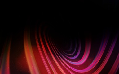 Dark Blue, Red vector template with space stars.