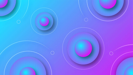 Geometric shape gradient background, Gradient creative geometric background design.