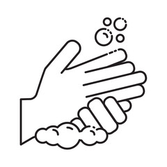 Washing Hand Health Care Icon