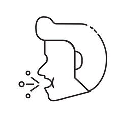 Cough Health Care Icon