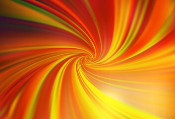 Light Orange vector blurred bright texture.