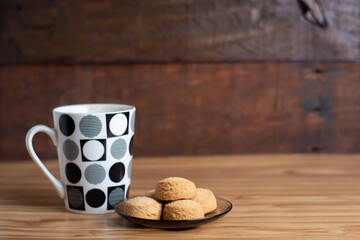 Low fat homemade scones with a hot snack.