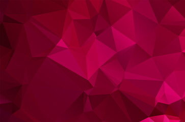 Abstract red geometric background for design