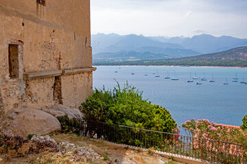 View of a Corsican coastline