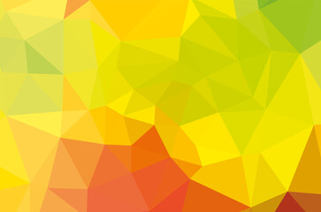 Yellow vivid polygonal vector background.  geometric vector illustration. creative design template