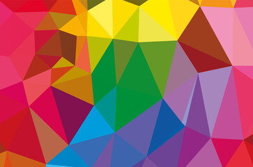 Geometric designs. Vector, multicolor geometric background. Triangles, vivid in the style of cubism