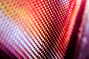 CloseUp LED blurred screen. LED soft focus background. abstract background ideal for design.