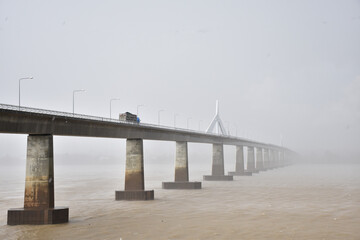 bridge over the river
The bridge over the mekong river