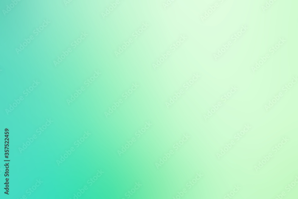Poster abstract blurred soft green gradient color background