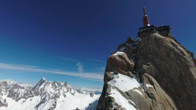 Time-Lapse of the Aiguille du Midi in Chamonix, France