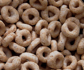 Close-up view of cereal