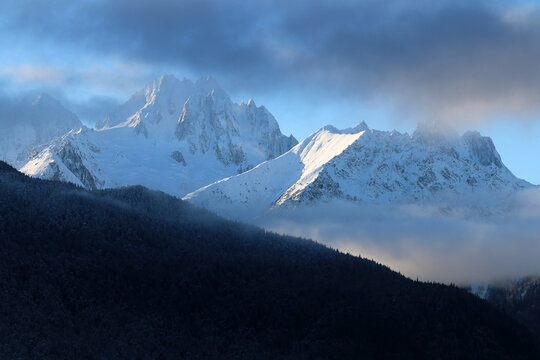 Chilkat Mountains In Haines Alaska