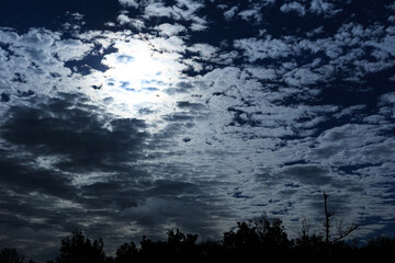 日本、沖縄県波照間島・2018年3月1日の夜空