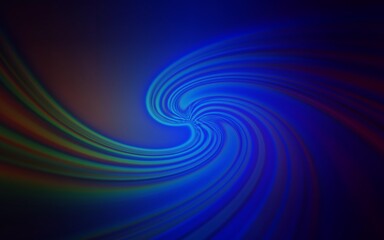 Dark Blue, Green vector abstract blurred layout.