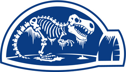 dinosaurus frozen igloo logo