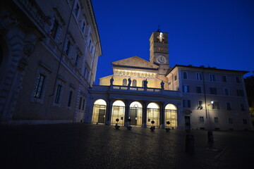 Fototapeta na wymiar Roma Santa Maria in Trastevere