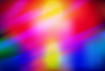 Dark Multicolor vector colorful abstract background.