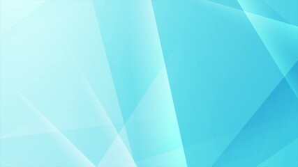 Abstract blue tech shiny low poly background