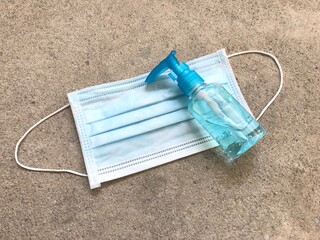 Mask and alcohol