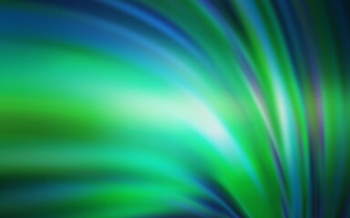 Naklejka premium Light Blue, Green vector abstract blurred background.