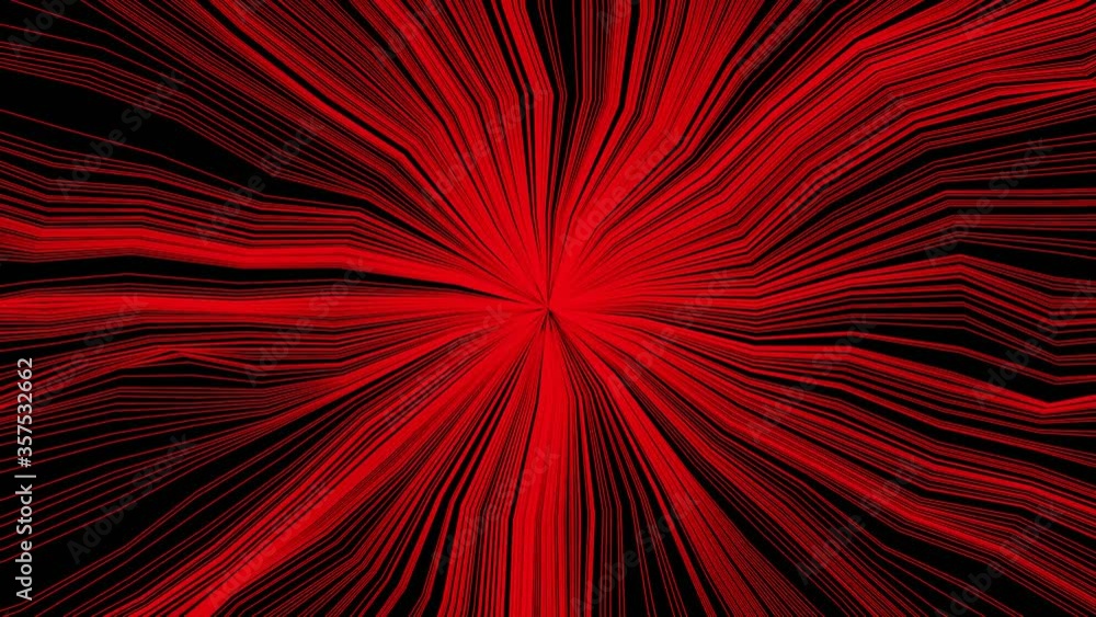 Poster abstract architecture background.red circular thread loop. 3d rendering 3d circles pattern with roun