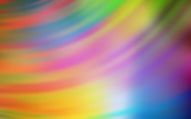 Obraz premium Light Multicolor vector backdrop with bent lines.