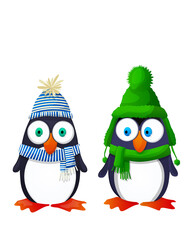 Winter penguins